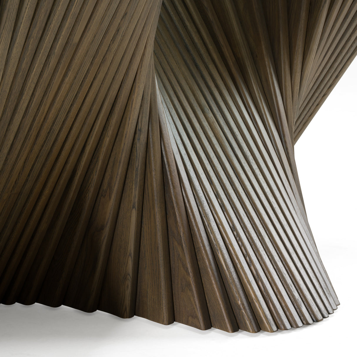 Byer - Modern Glass + Grey Ash Dining Table - View Image 1