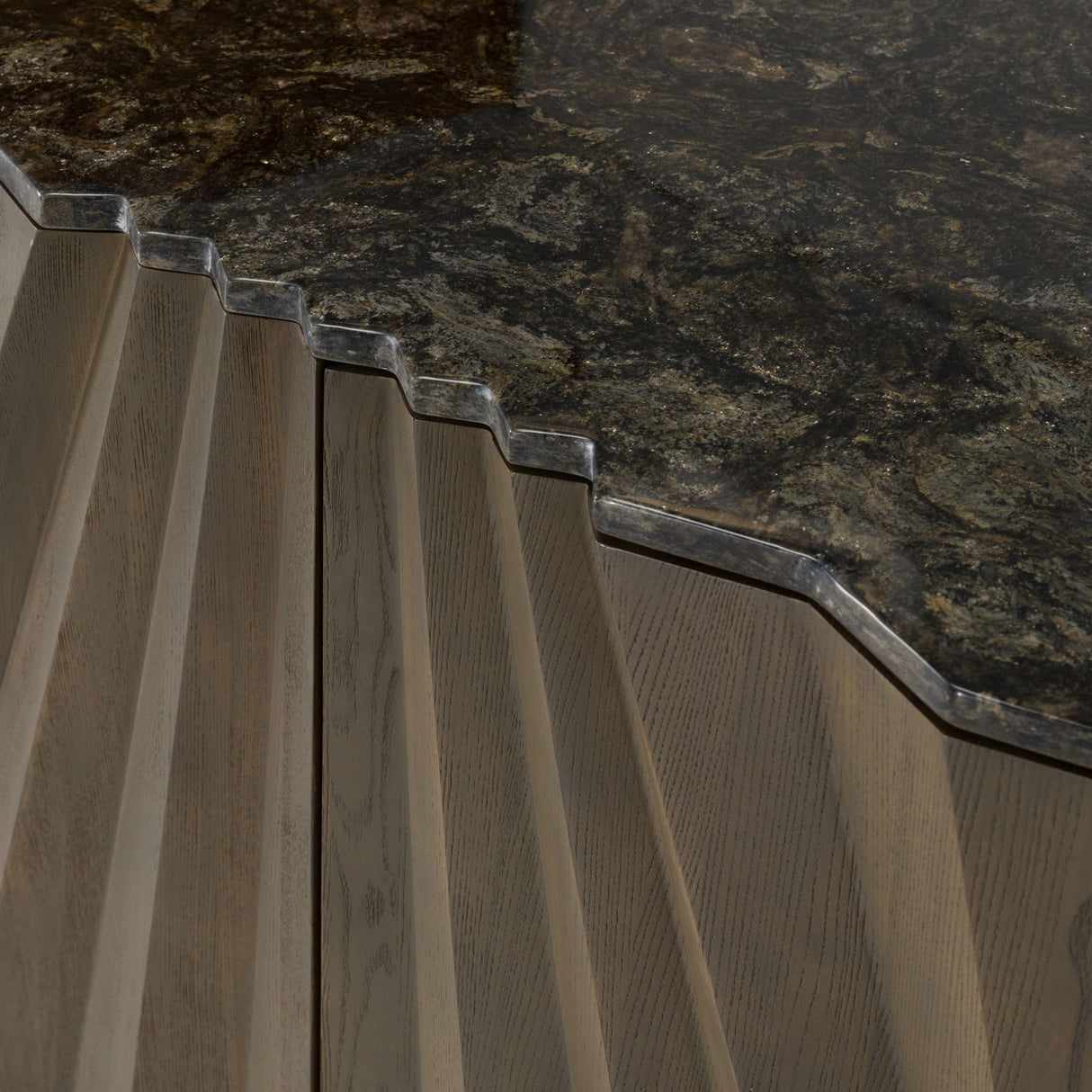 Byer Modern Grey Ash & Marble Buffet Sideboard – VIG Furniture