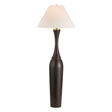 Pravin Floor Lamp Dark Wood - Black by Uttermost - View 1