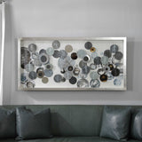 Kella Modern Shadow Box - Blue / Dark Brown by Uttermost - View 5