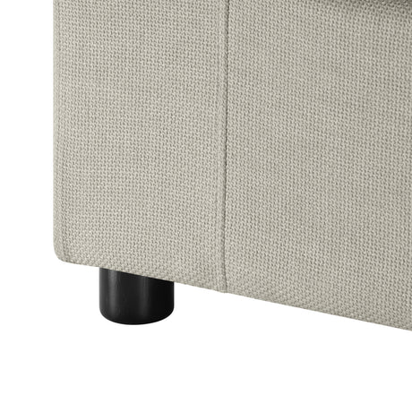 Cassandra Modular 3-piece Chofa in Beige with Solid Hardwood Frame and Polyester Upholstery - sold by Home Elegance USA
