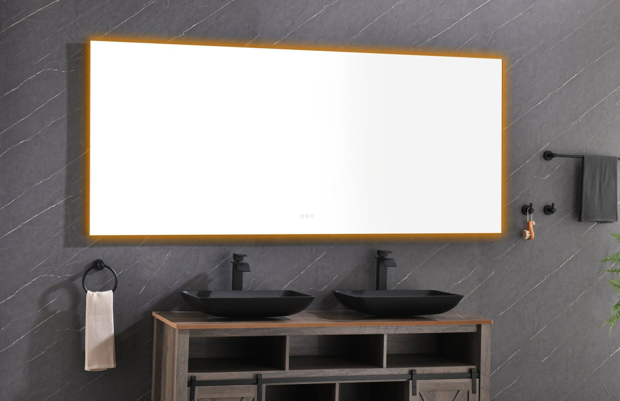 84x 36Inch LED Mirror Bathroom Vanity Mirror with Back Light, Wall Mount Anti - Fog Memory Large Adjustable Vanity Mirror - W1272103490 - image - 5