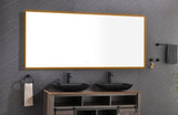 84x 36Inch LED Mirror Bathroom Vanity Mirror with Back Light, Wall Mount Anti - Fog Memory Large Adjustable Vanity Mirror - W127283668 - image - 6