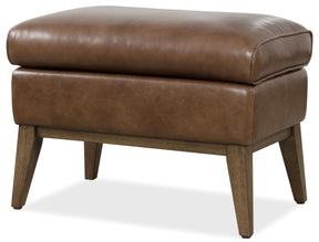 Camille Ottoman - Dark Brown by Hooker Furniture - View 1