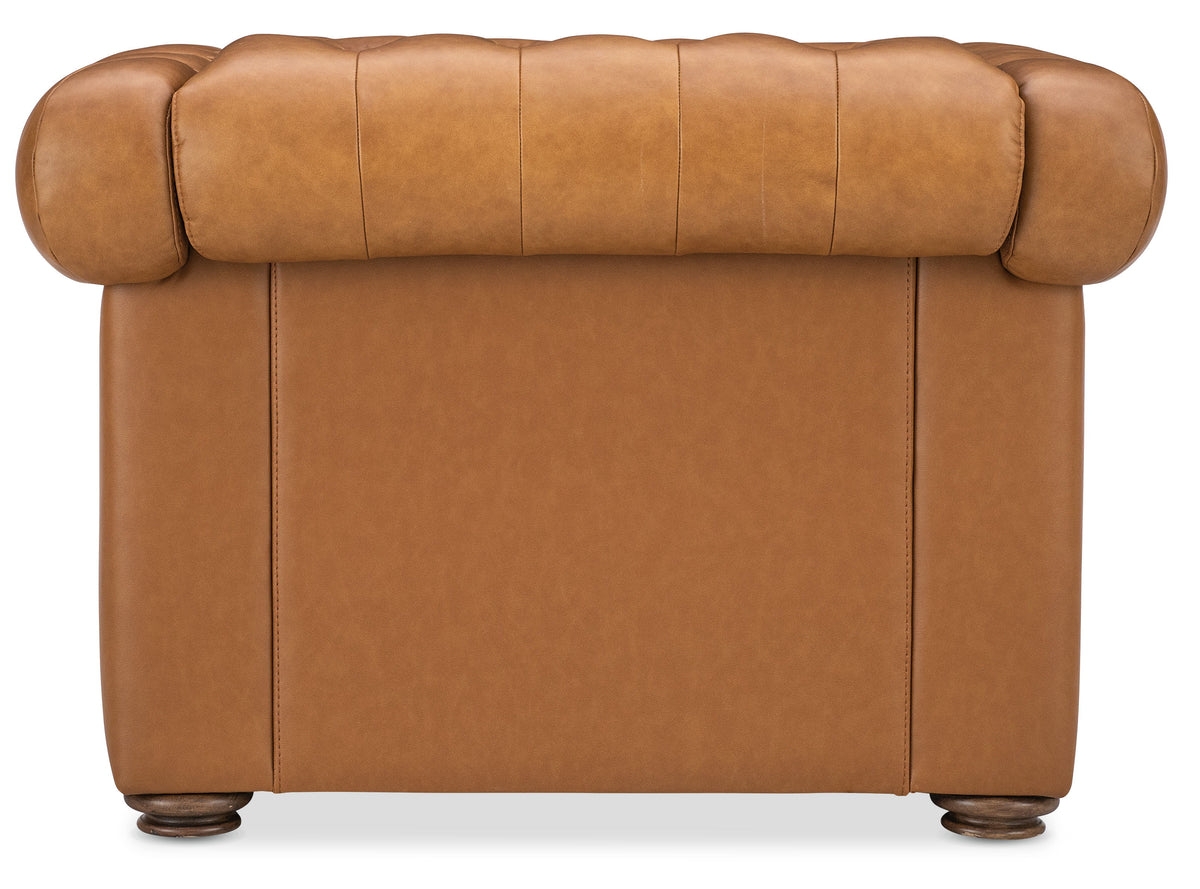 Glover Power Recliner With Power Headrest - Light Brown by Hooker Furniture - View 7