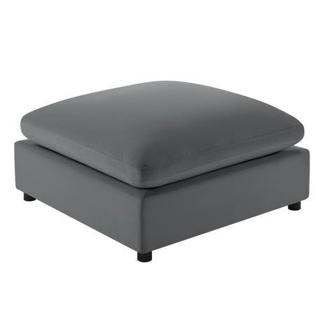 Caylie Modular 6-Piece Sectional in Charcoal with Solid Wood Legs - sold by Home Elegance USA