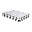 12-inch Eastern King Mattress Highly Breathable Quilted Cover Hybrid Mattress, White, Plush Foam Mattress in a Box, Luxury Comfort Mattress