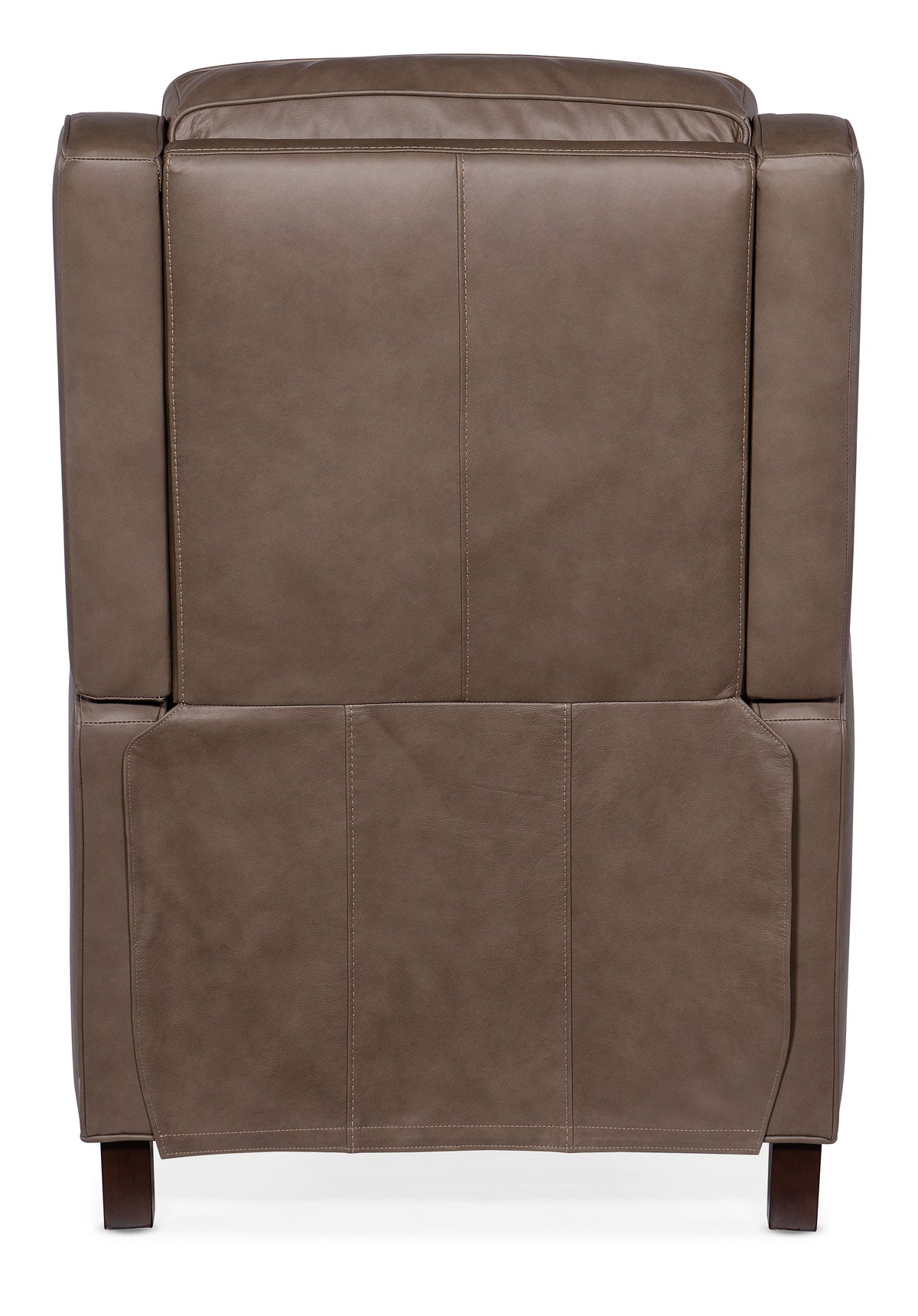 Tricia Manual Push Back Recliner - Dark Brown by Hooker Furniture - View 2