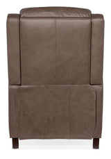 Tricia Manual Push Back Recliner - Dark Brown by Hooker Furniture - View 2