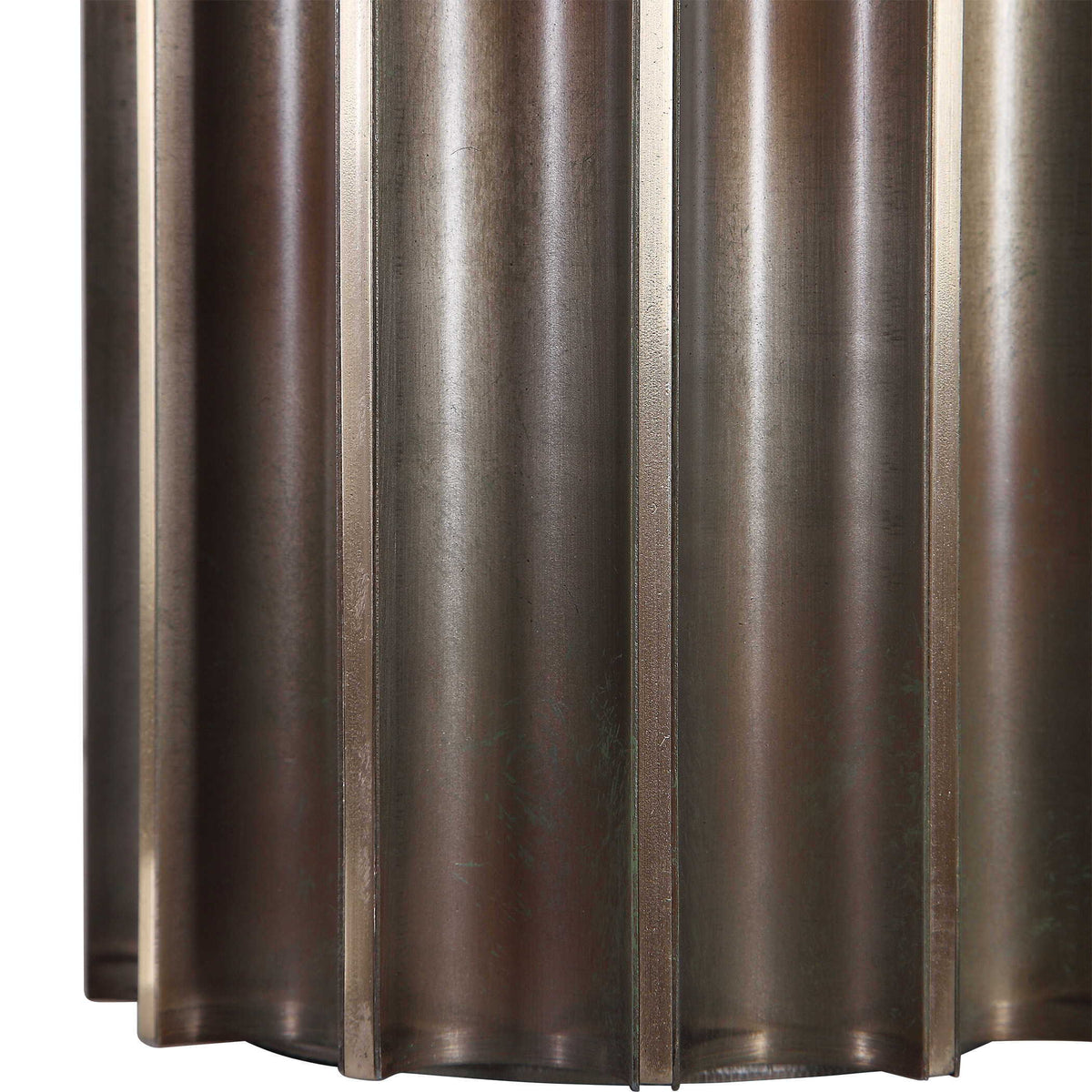 Khalio Gun Metal Table Lamp - Dark Brown / Silver by Uttermost - View 6