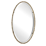 Twisted Branch Oval Mirror - Gold by Uttermost - View 4