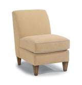 Digby Leather Armless Chair | Flexsteel