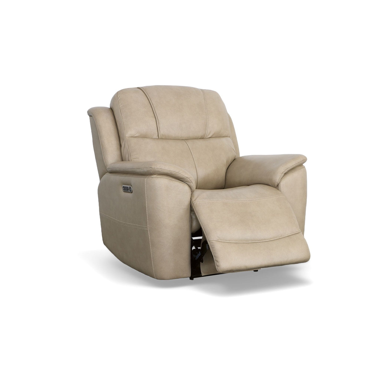 Crew Power Recliner With Power Headrest & Lumbar - Pebble | Flexsteel