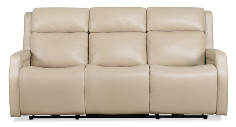 Nelson Zero Gravity Power Sofa With Power Headrests And Lumbar - Beige by Hooker Furniture - View 8