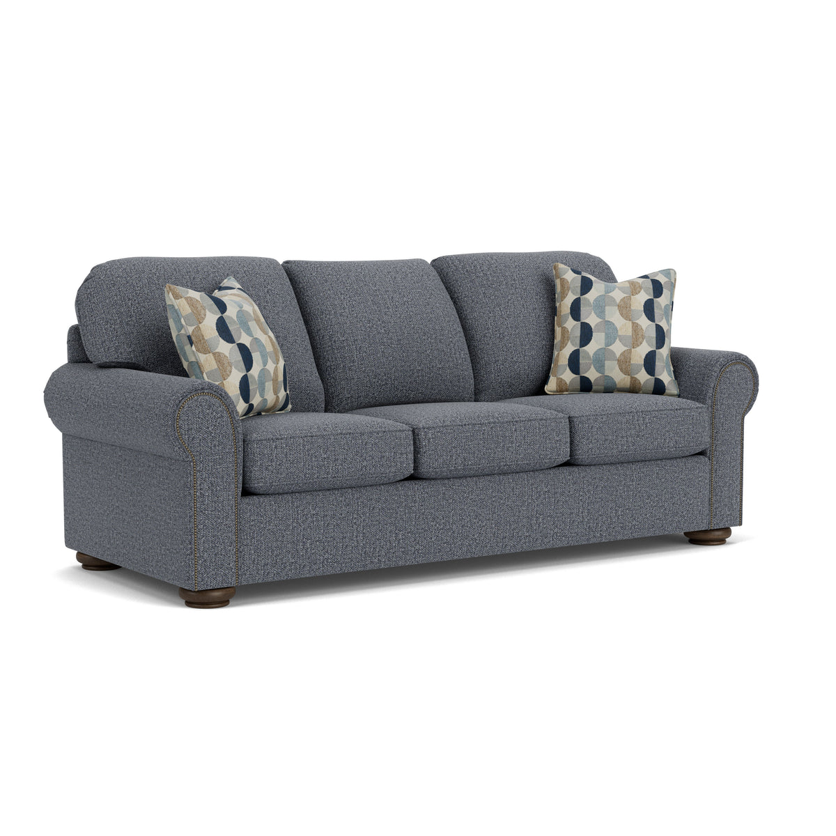 Preston Fabric Sleeper With Nailhead Trim | Flexsteel