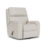 Rio Transitional Leather Swivel Gliding Recliner | Flexsteel