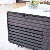 Smart Table Fridge, Multifunctional Coffee Table with Cooler and Frozen - Home Elegance USA