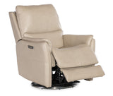 Soiree Zero Gravity Swivel With Power Headrest and Lumbar - Beige by Hooker Furniture - View 5