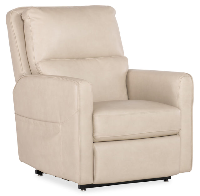 Flynn Power Recliner With Power Headrest, Lumbar, And Lift - Beige by Hooker Furniture - View 1