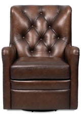 Senda Swivel Chair - Dark Brown by Hooker Furniture - View 1