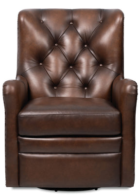 Senda Swivel Chair - Dark Brown by Hooker Furniture - View 1