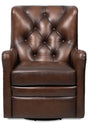 Senda Swivel Chair - Dark Brown by Hooker Furniture - View 1