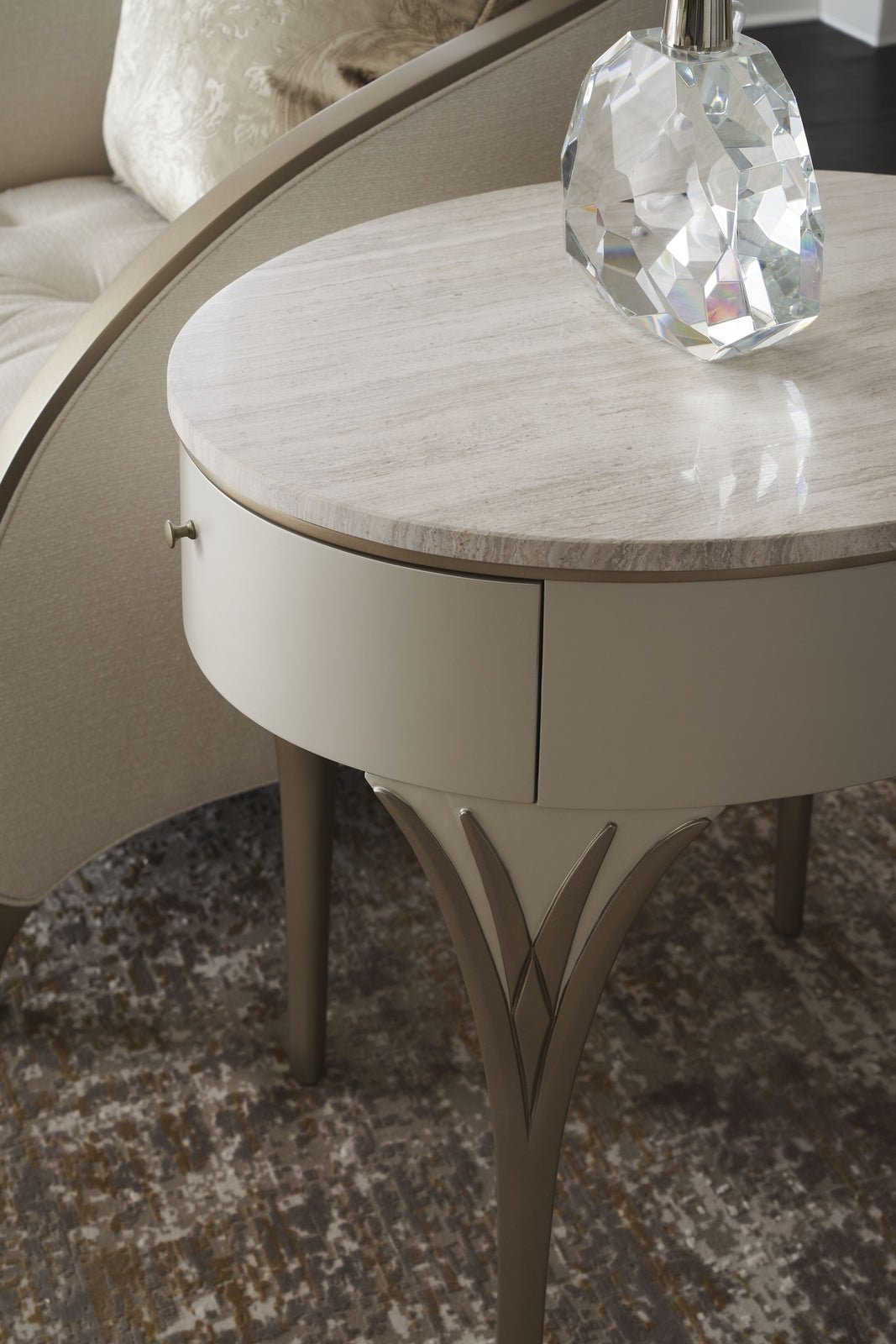 Caracole Compositions Valentina Side Table - C111 - 422 - 412 - Home Elegance USA - 2