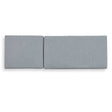 Bea Outdoor Pool Chaise Cushion - Gray by Uttermost - View 1
