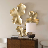 Lumina Wall Decor (Set of 3) - Gold by Uttermost - View 3