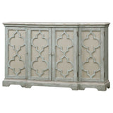 Sophie 4 Door Cabinet Gray - Silver by Uttermost - View 3