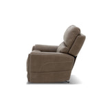 Carter Power Rocking Recliner With Power Headrest, Lumbar, Heat & Massage - Cappuccino | Flexsteel
