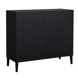 Andrei Teak Root 2 Door Cabinet Black / Woodtone - Black / Light Brown by Uttermost - View 6