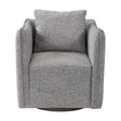 Corben Swivel Chair - Gray by Uttermost - View 1