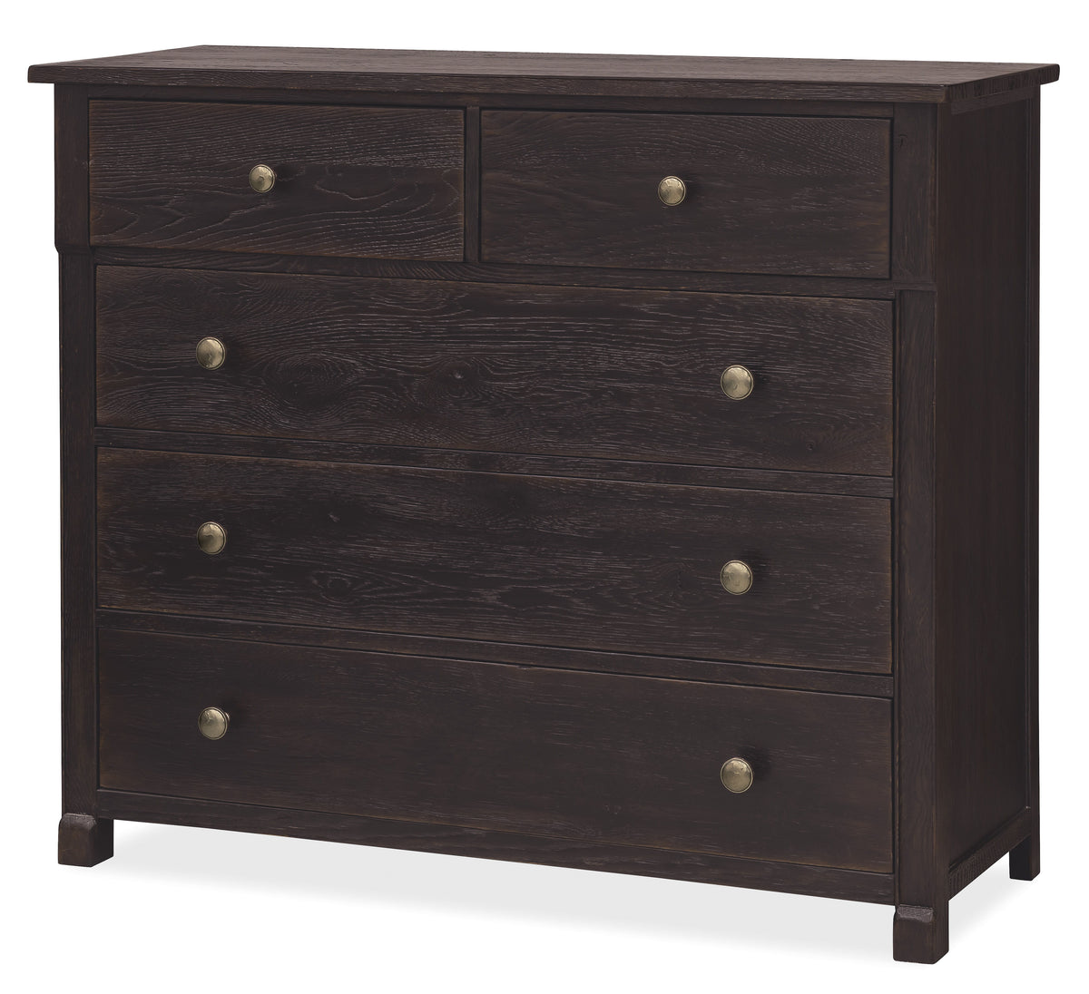 Driftwood Five-Drawer Chest Burnt Timber - Black by Hooker Furniture - View 2