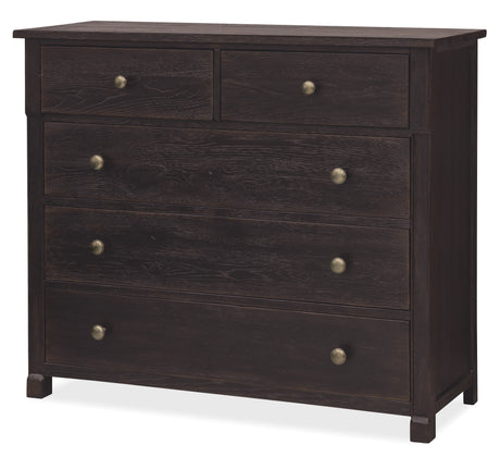 Driftwood Five-Drawer Chest Burnt Timber - Black by Hooker Furniture - View 2