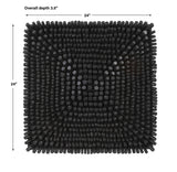 Portside Wood Wall Panel - Black by Uttermost - View 7