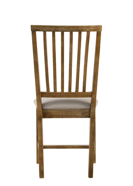 Wallace II Weathered Oak 5PCs Dining Room Set - sold by Home Elegance USA