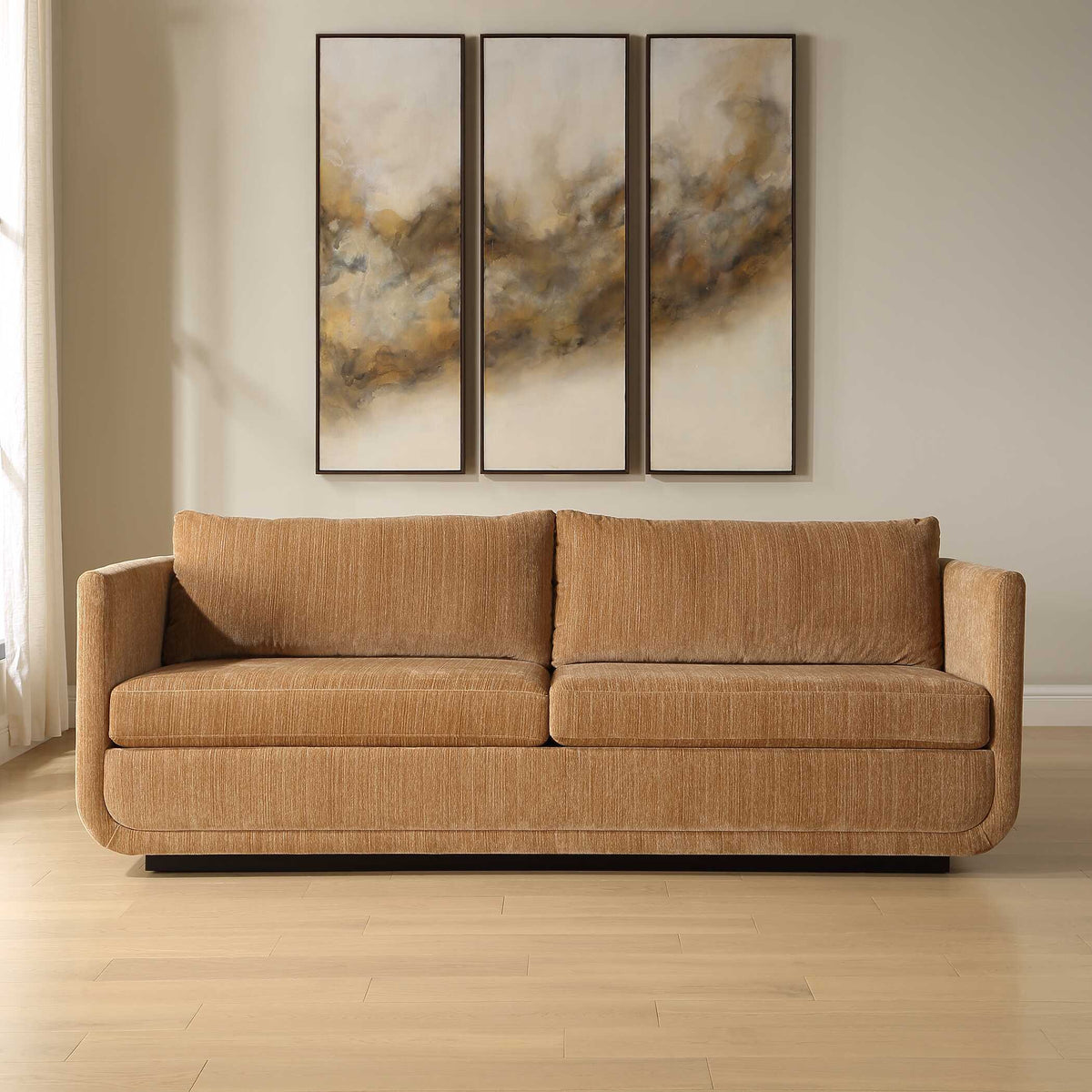 Abound Sofa Ginger - Light Brown by Uttermost - View 2