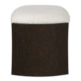 Port Small Bench Walnut / White - White / Dark Brown by Uttermost - View 5