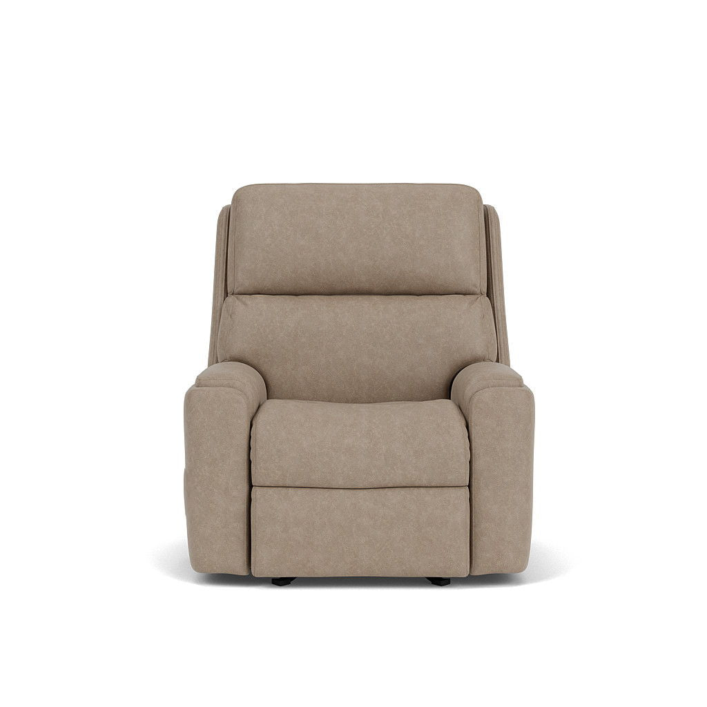 Rio Transitional Fabric Power Rocking Recliner With Power Headrest | Flexsteel