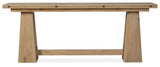 Driftwood Flip-Top Console Table Buckboard - Light Brown by Hooker Furniture - View 3