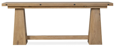 Driftwood Flip-Top Console Table Buckboard - Light Brown by Hooker Furniture - View 3