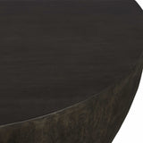 Lark Round Wood Coffee Table - Dark Brown by Uttermost - View 3