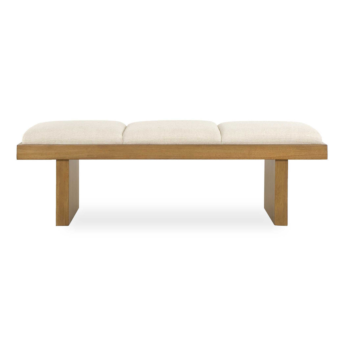 Haden Upholstery Bench - Dark Brown / White by Uttermost - View 1