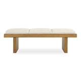 Haden Upholstery Bench - Dark Brown / White by Uttermost - View 1