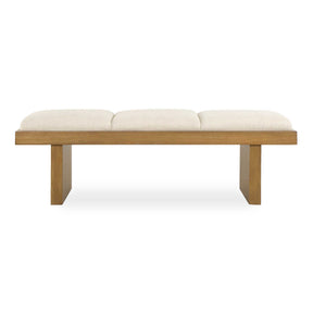 Haden Upholstery Bench - Dark Brown / White by Uttermost - View 1
