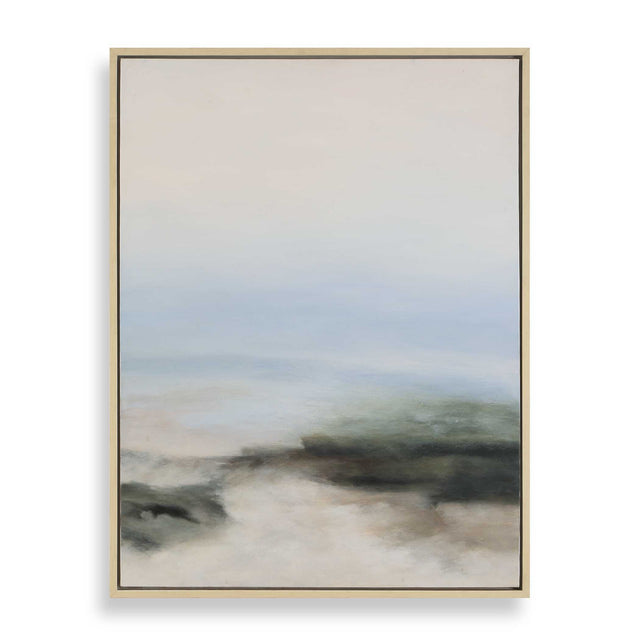 Crossing Paths Coastal Landscape Painting - Blue / Gray by Uttermost - View 1