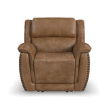 Beau Power Recliner With Power Headrest - Silt | Flexsteel