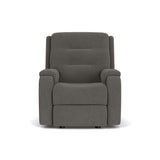 Arlo Transitional Fabric Power Recliner With Power Headrest | Flexsteel