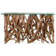 Teak Wood Console - Light Brown by Uttermost - View 1